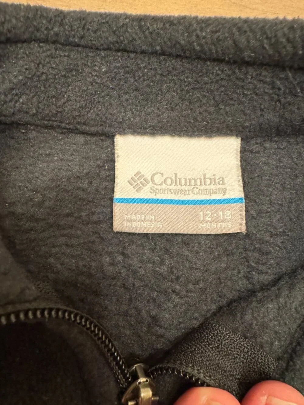 Columbia Steens Mountain Full-Zip Fleece Jacket Black 12-18M